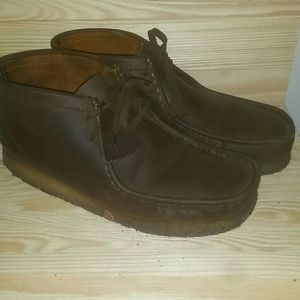 Clarks Wallabees Men's Brown Leather 10.5